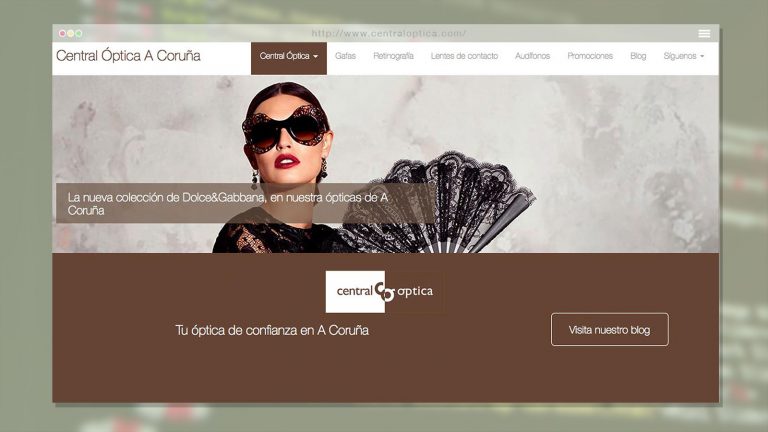 Central Óptica estrena web