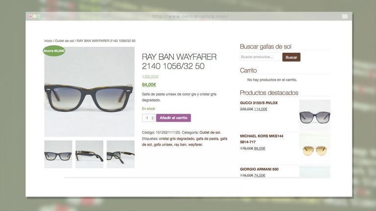 Central Óptica | Tienda Online