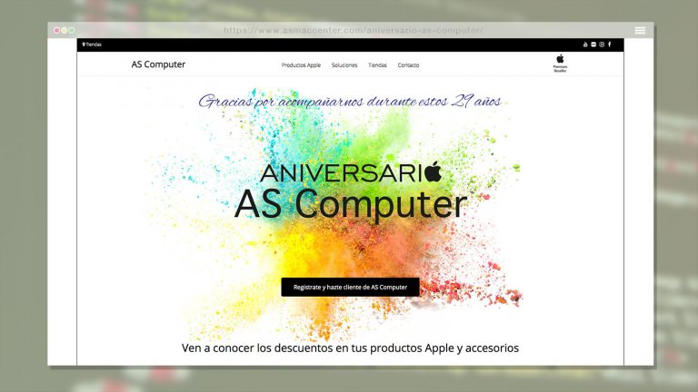 Landing Page para As Computer